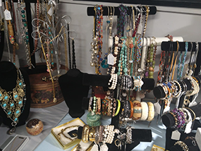 Jewelry on sale at Rossi's Flea Market
